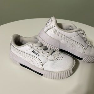 White Puma sneakers